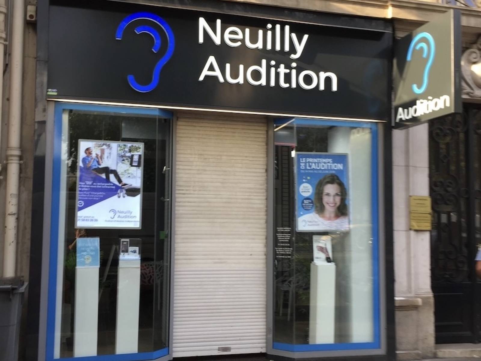 façade du magasin Neuilly Audition après travaux